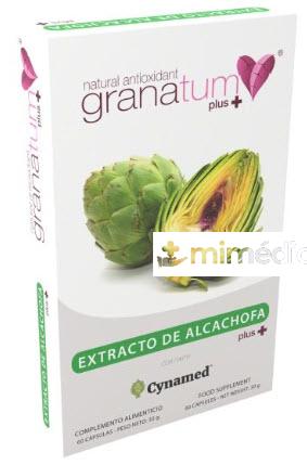 EXTRACTO DE ALCACHOFA INULINA Y ACIDOS CAFEOILQUINICOS 60CAPS GRANATUM PLUS