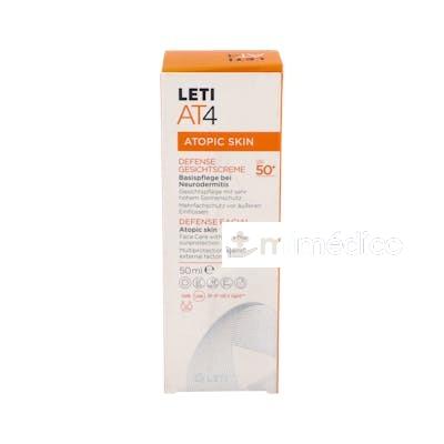 LETI AT4 ATOPIC SKIN DEFENSE FACIAL SPF 50 50ML LETI