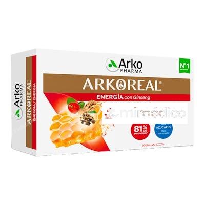 ARKOREAL JALEA REAL+GINSENG 20AMP. ARKOPHARMA