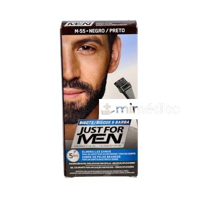 JUST FOR MEN BIGOTE BARBA NEGRO M55 JUST FOR MEN