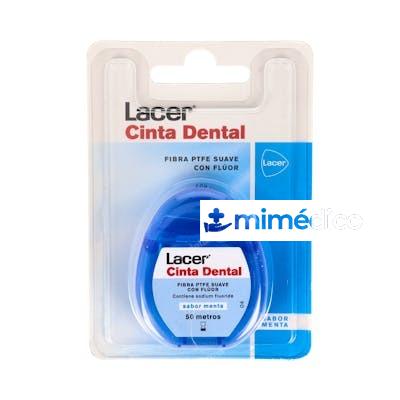 CINTA DENTAL LACER FLUOR-TRICLOSAN-MENTA 50METROS LACER