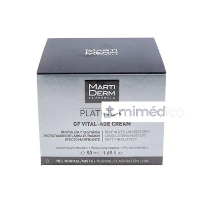 PLATINUM GF VITAL AGE CREMA PIEL NORMAL  MIX 50ML MARTIDERM