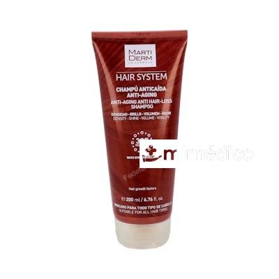 HAIR SYSTEM 3GF CHAMPU ANTICAIDA ANTIAGING 200ML MARTIDERM