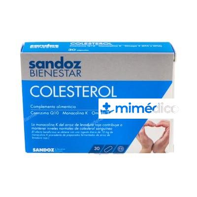 SANDOZ BIENESTAR COLESTEROL 30 CAPS SANDOZ