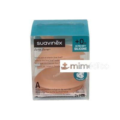 TETINA ZERO ANTIC B/ANCHA SILI FLUJO ADAP 2UNI SUAVINEX