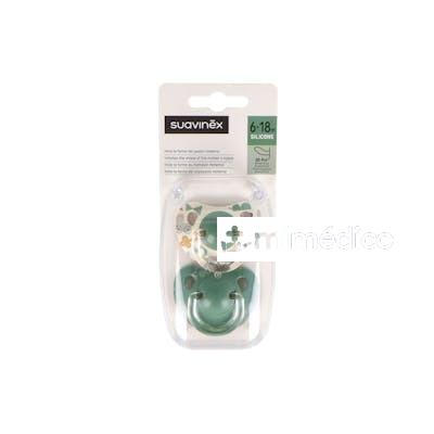 CHUPETE CLASICO TET ANATO SILICONA 6-18 M 2 UNI SUAVINEX