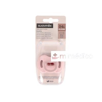 CHUPETE TETINA FISIOLOGICA TODO SILICONA 0-6M 1UNI SUAVINEX