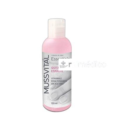MUSSVITAL QUITAESMALTE SIN ACETONA 150ML MUSSVITAL