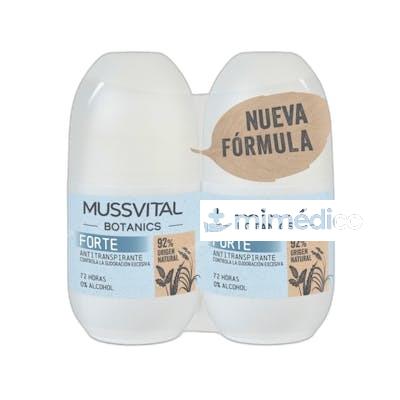 MUSSVITAL BOTANICS DEO FORTE 75ML X2 MUSSVITAL