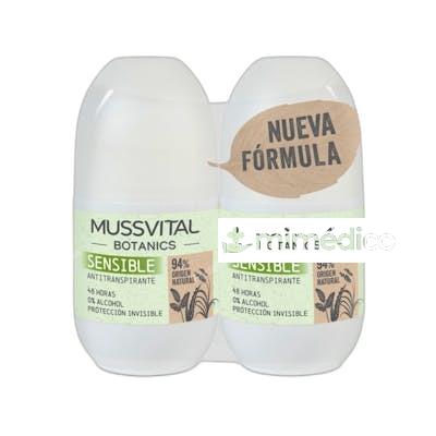 MUSSVITAL BOTANICS DEO SENS 75ML X2 MUSSVITAL