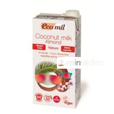 ECOMIL BEBIDA DE COCO Y ALMENDRA 1LT 6UDS. BIO S/A ALMOND