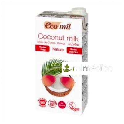 ECOMIL BEBIDA DE COCO NATURE 1LT 6UDS. BIO S/A ALMOND