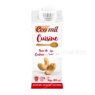 ECOMIL CUISINE  ANACARDO COCINA 200ML. BIO ALMOND