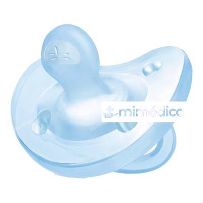 CHUPETE PHYSIO SOFT TODO SILICONA 0-6M 1UN AZUL CHICCO