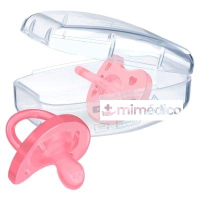 CHUPETE PHYSIO SOFT SILICONA ANATOMICO ROSA 6-12 1UN CHICCO