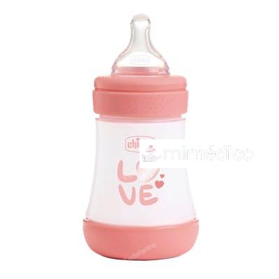 BIBERON PERFECT5 0 M + 150 ML SIL ROSA CHICCO