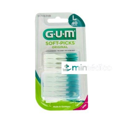 CEPILLO INTERDENTAL SOFT PICKS LARGO 40UN AZUL GUM