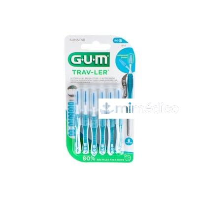 CEPILLO INTERDENTAL TRAV-LER 1614 1,6MM 6UN AZUL GUM
