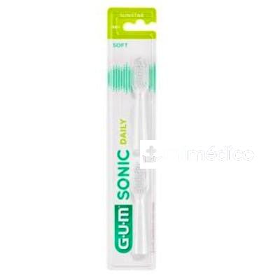 RECAMBIO CEPILLO ELECTRICO SONIC DAILY BLANCO 2UN GUM