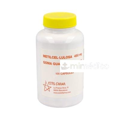 METILCELULOSA GOMA GUAR 100CAPS ESTEL-FARMA