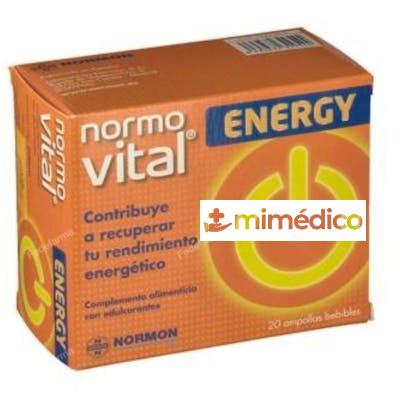NORMOVITAL EXPO ENERGY 20 AMP 12 UNIDADES NORMON