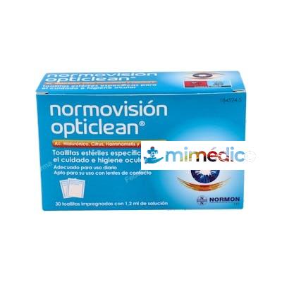 NORMOVISION OPTICLEAN 30 TOALLITAS NORMON