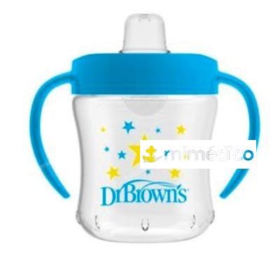 VASO TRANSICION ASAS BOQ BLANDA SUAVE +6M 180ML DR. BROWNÃ‚Â`S
