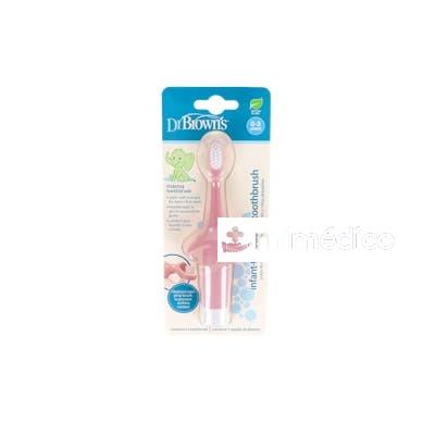 CEPILLO DENTAL INFANTIL 0-3 AÃ‘OS 1UN ROSA DR. BROWNÃ‚Â`S