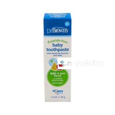 PASTA DENTAL INFANTIL PERA/MANZANA 0-3 AÃ‘OS 40GR DR. BROWNÃ‚Â`S