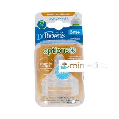 TETINA OPTIONS B/ANCHA SILI REDON N2 +3M 2UN DR. BROWNÃ‚Â`S