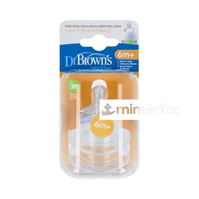 TETINA OPTIONS B/ANCHA SILI REDON N3 +6M 2UN DR. BROWNÃ‚Â`S