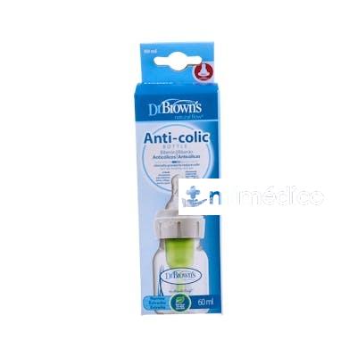 BIBERON OPTIONS B/ESTRE SILICONA REDONDON +0M 60ML DR. BROWNÃ‚Â`S