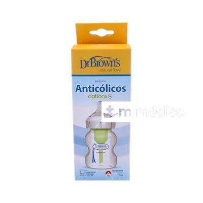 BIBERON OPTIONS BOCA ANCHA SILICONA REDONDON +0M 150ML 1UN DR. BROWNÃ‚Â`S