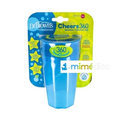 VASO 360 S/ BOQUILLA AZUL S/ ASAS 300ML DR. BROWNÃ‚Â`S