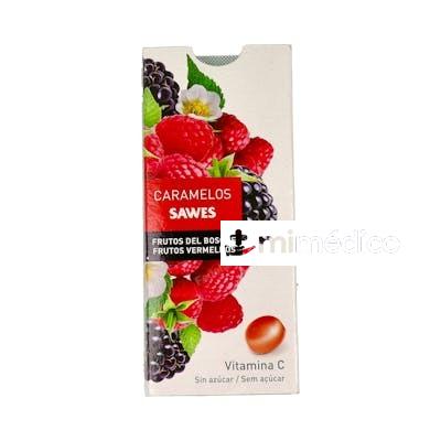 CARAMELOS BALSAM SIN AZUCARZUCAR FRUTOS BOSQUE VIT C 22GR SAWES