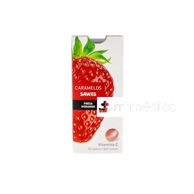 CARAMELOS BALSAM SIN AZUCARZUCAR FRESA VIT C BLISTER 22GR SAWES