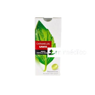 CARAMELOS BALSAMICOS SIN AZUCARZUCAR MENTA BLISTER 22GR SAWES