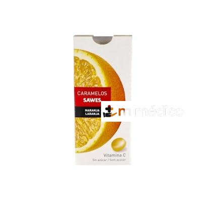 CARAMELOS BALSAM SIN AZUCARZUCAR NARANJA VIT C 22GR SAWES