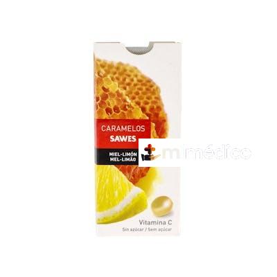 CARAMELOS BALSAM SIN AZUCARZUCAR MIEL LIMON VIT C 22GR SAWES