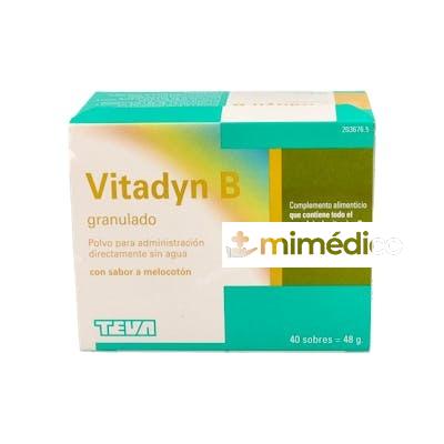 VITADYN B POLVO ORAL GRANULADO 40 SOBRES VITADYN