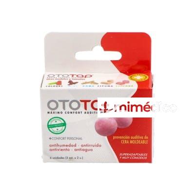 TAPON OIDO OTOTAP CERA RECUBIERTA DE ALGODON 6UN OTOTAP
