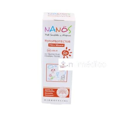 NANOS FOTOPROTECTOR FILTRO MINERAL FPS 50+ 100ML HIDROTELIAL