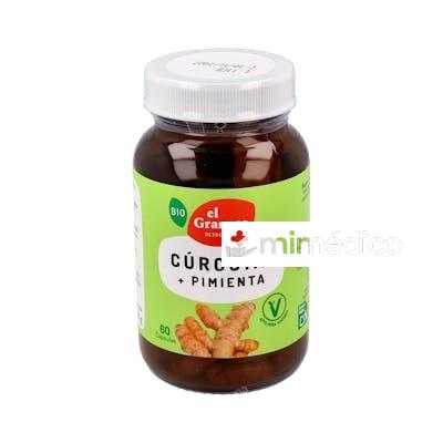CURCUMA Y PIMIENTA BIO 60CAP. EL GRANERO
