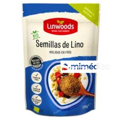 SEMILLAS DE LINO MOLIDAS 200GR. BIO LINWOODS