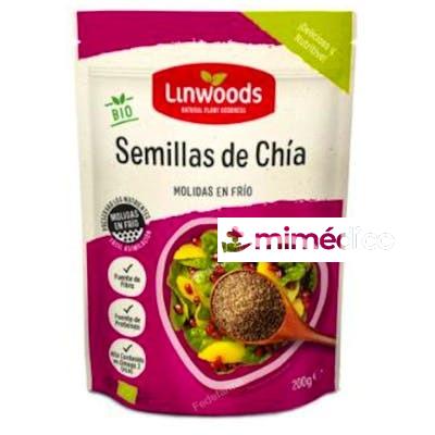 SEMILLAS DE CHIA  MOLIDAS 200GR. BIO LINWOODS