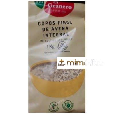 COPOS DE AVENA SUAVES INTEGRAL 1KG. BIO EL GRANERO
