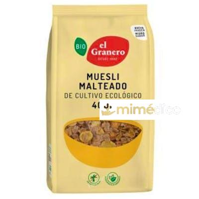 MUESLI MALTEADO 400GR. BIO EL GRANERO