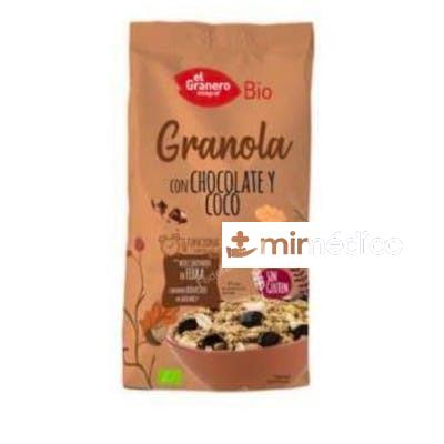 GRANOLA CON CHOCOLATE Y COCO 350GR. BIO SG EL GRANERO