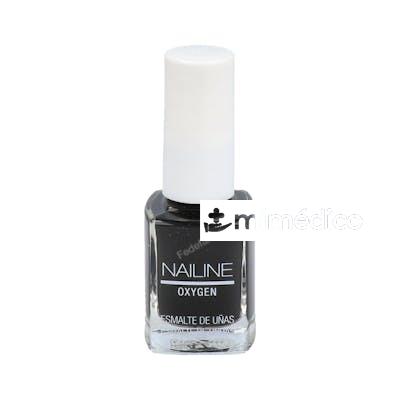 ESMALTE UÑAS OXYGEN N 47 NEGRO AZABACHE NAILINE