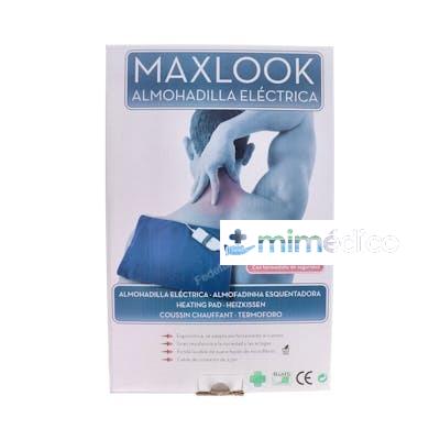 MAXLOOK ALMOHADILLA ELECTRICA 40X32CM LUMBAR AZUL MAXLOOK